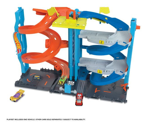 Hot Wheels City Transforming Race Tower Playset